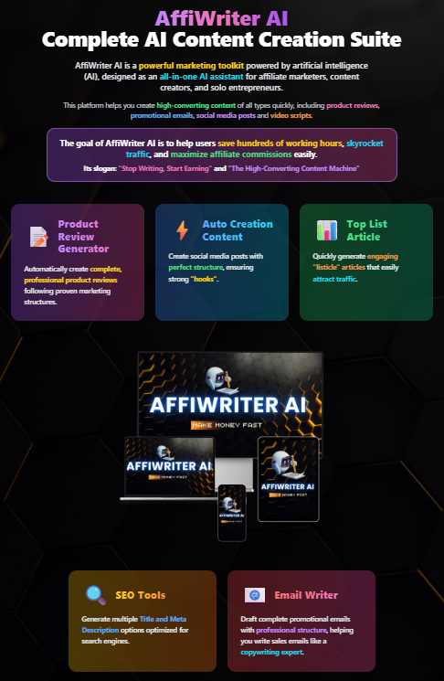 AffiWriter AI Review