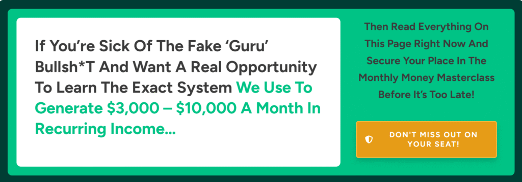 Monthly Money Masterclass Review