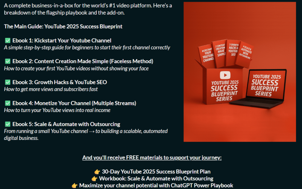 YouTube 2025 Success Blueprint review