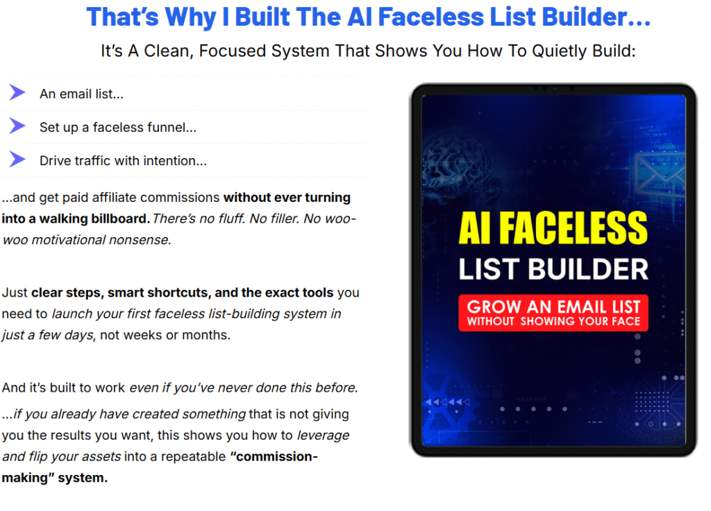 AI Faceless List Builder Review 2025