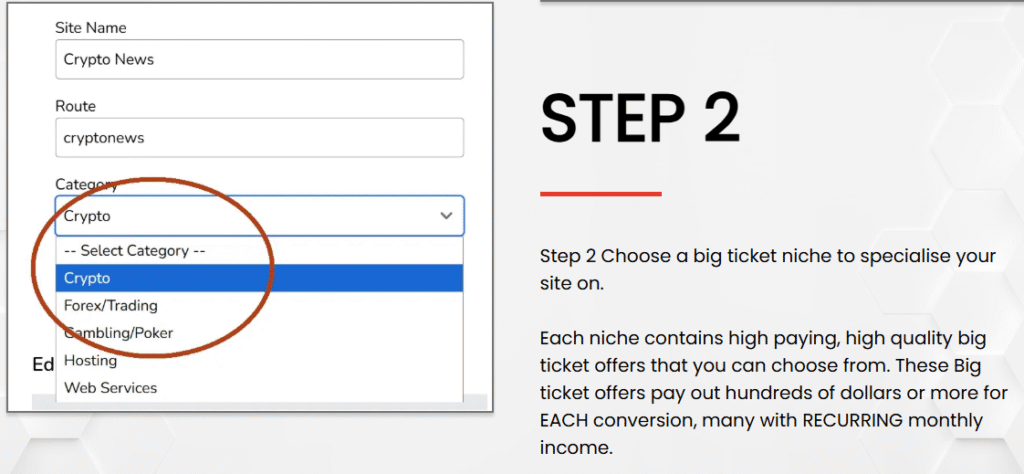 Big Ticket Site review