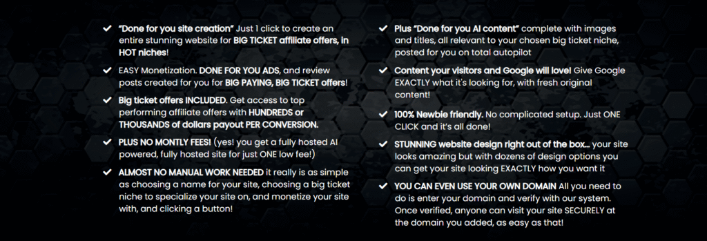 Big Ticket Site review