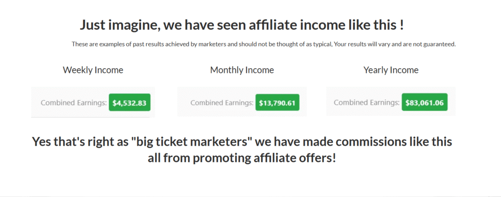 Big Ticket Site review