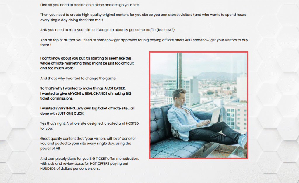 Big Ticket Site review